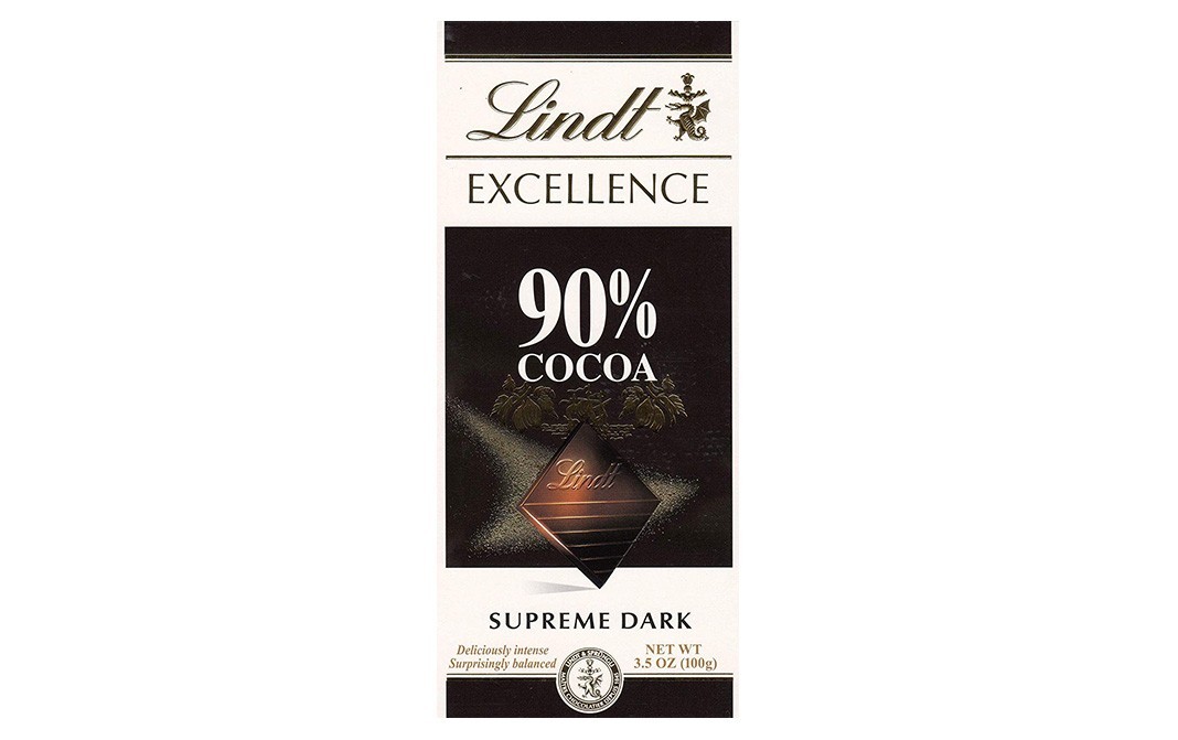 Lindt Excellence 90% Cocoa Supreme Dark Chocolate   Box  100 grams